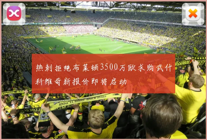 热刺拒绝布莱顿3500万欧求购武什科维奇新报价即将启动